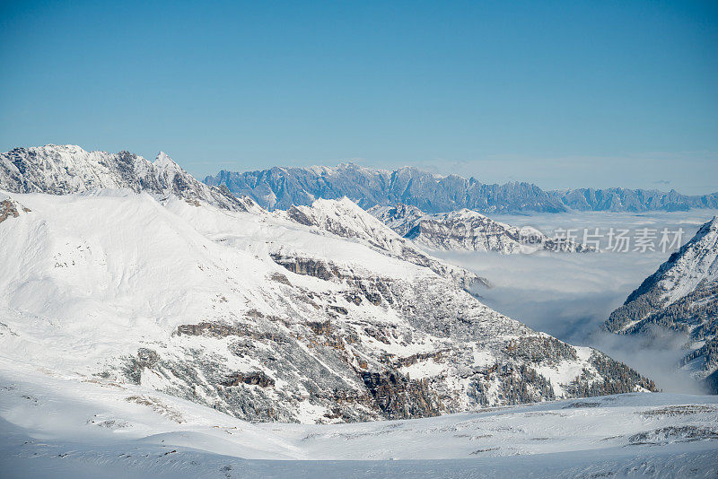 Hohe Tauern, Gro?glockner，欧洲奥地利，冬季